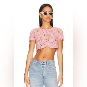 NWT Lovers and Friends Delilah Wildflower Crochet Cardi